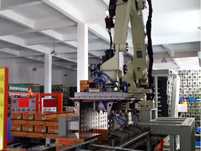 箱裝品碼垛機(jī)器人